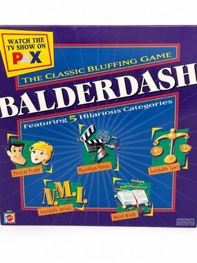 NEW Factory Sealed 2003 Mattel Balderdash Board Game